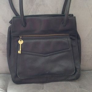 Vintage leather Fossil purse